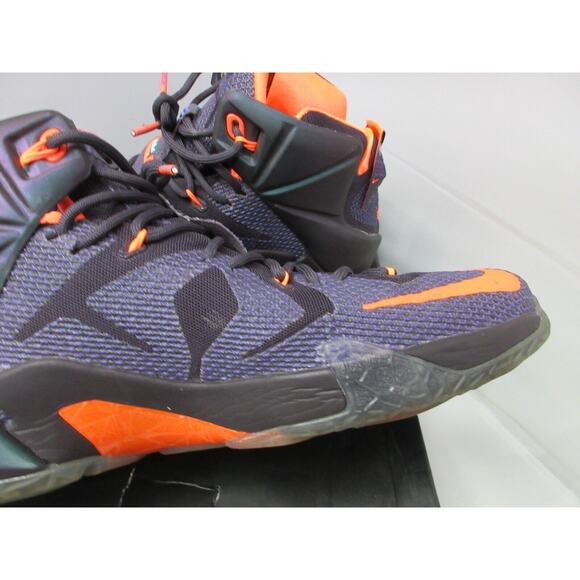 Nike LeBron 12 Men\'s Size 13 US 684593-583 Cave Purple Orange Athletic Shoes main image 6